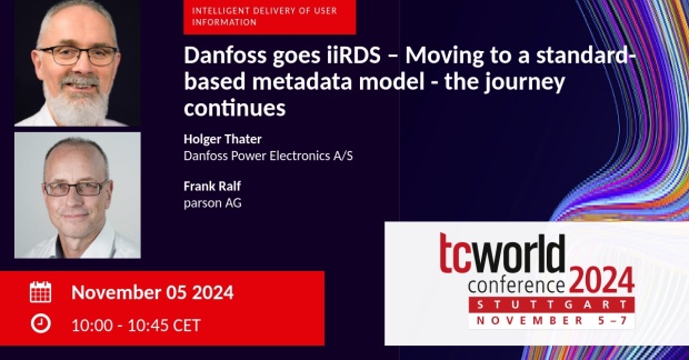 Danfoss iiRDS parson tcworld 2024