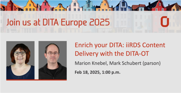 Vorschau Vortragsbild DITA Europe 2025 "Enrich your DITA"